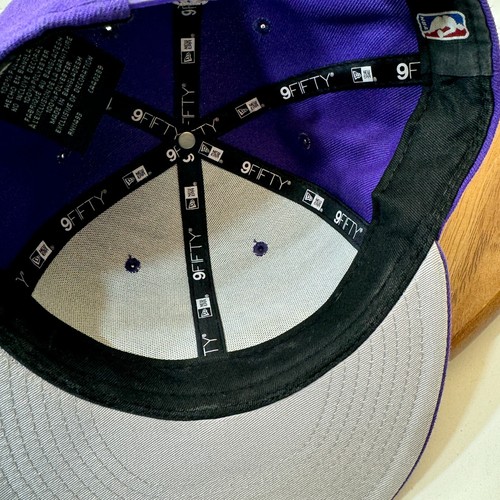 Los Angeles Lakers Hat Cap New Era 9FIFTY Adjustable Snapback Purple - 第 8/12 張圖片