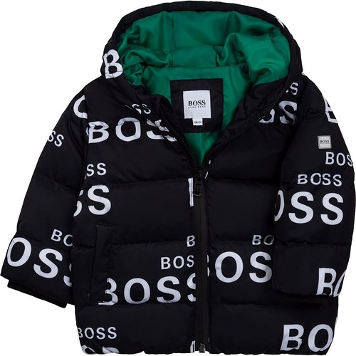 Nuevo Hugo BOSS Niños Niñas Unisex Real Plumón Cálido Bombardero Chaqueta 3 Meses - Imagen 3 de 17