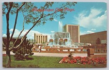Albuquerque Civic Plaza Fountain New Mexico Petley Unposted Postcard