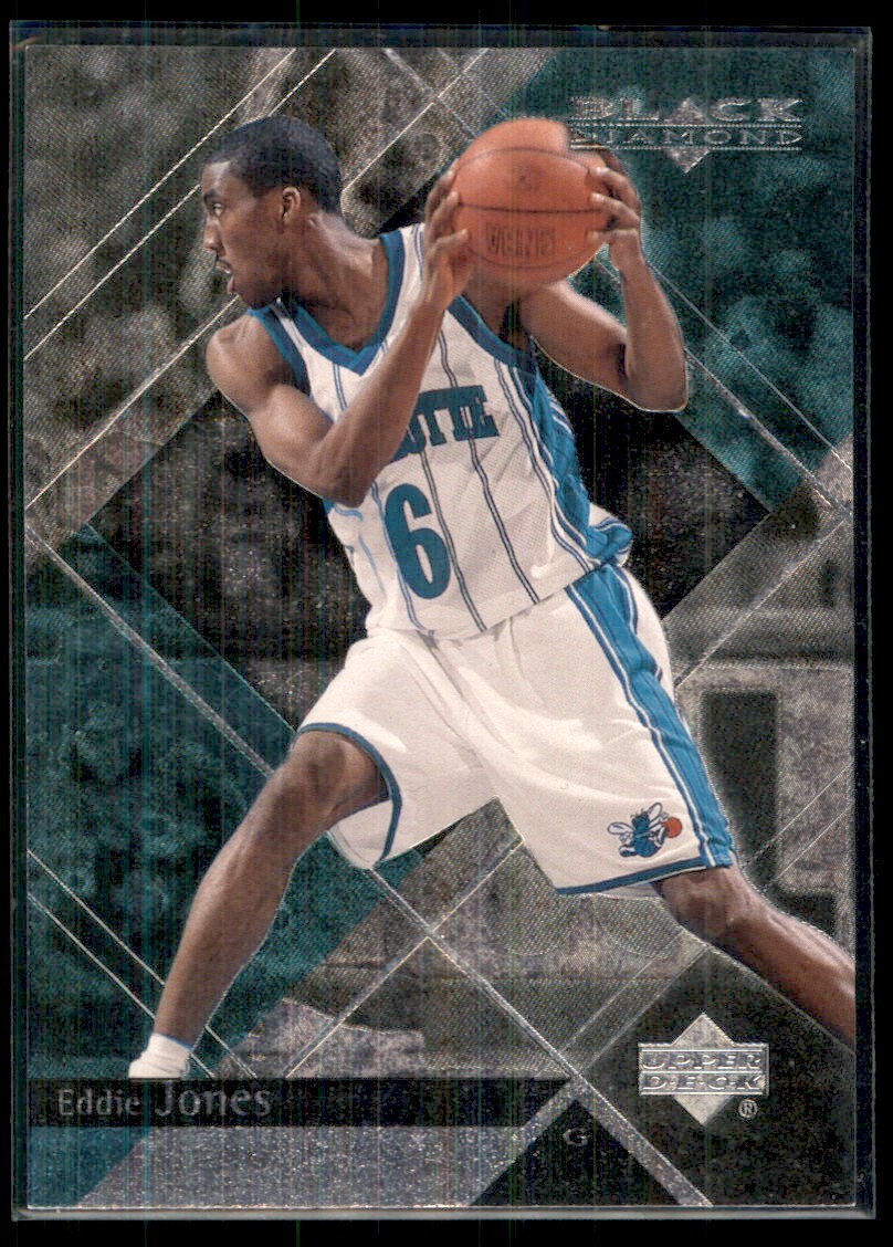 1999-00 Upper Deck Black Diamond Eddie Jones Charlotte Hornets #7