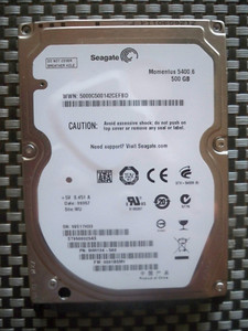 SEAGATE Momentus 5400.6 ST9500325AS 500GB SATA II 5400U/min 8MB 2.5''  3