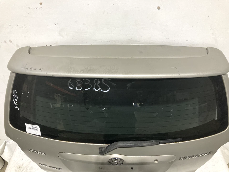 丰田 HIGHLANDER 2002 后尾护升降机盖银色带玻璃工厂 — 第 2/4 张图片