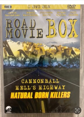 DVD Road Movie Box Cannonball Hell s Highway Natural Born Killers NEU OVP Fsk 18