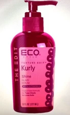 ECO TEXTURE EDIT KURLY SHINE GLAZE SERUM - 6oz