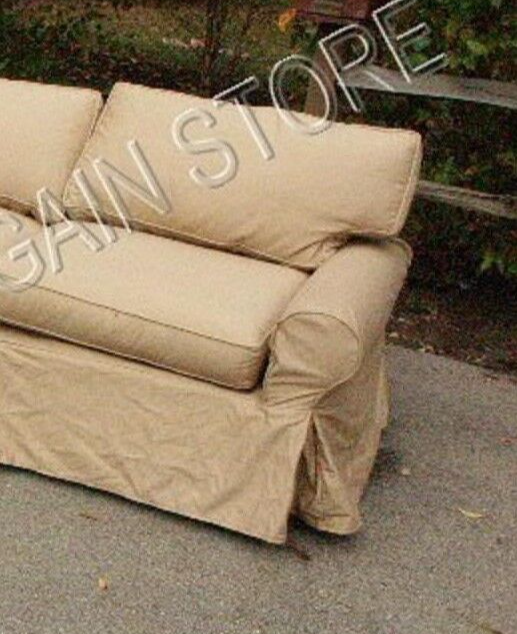 Pottery Barn Basic Sectional Right Arm Chair SLIPCOVER ONLY Oat