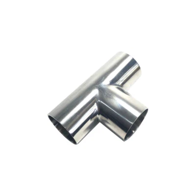 Edelstahl 19-63mm Gleich T-Stück Rohr T-Form Abgasrohr Poliert - Bild 1 von 4