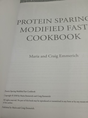 Protein Sparing Modified Fast Cookbook by Emmerich, Craig; Emmerich, Maria - Picture 3 of 10