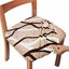 fundas de asiento para sillas de comedor con lazos (juego de 6)