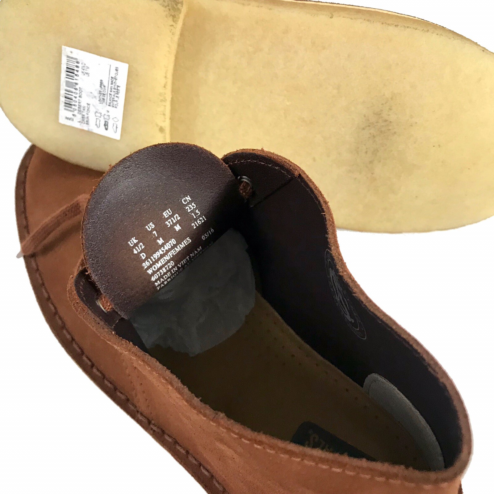 WMNS SZ 7 CLARKS DESERT BOOT DARK TAN BURNT BURNT BURNT orange SUEDE LEATHER CHUKKA CREPE 6213da WMNS SZ 7 CLARKS DESERT BOOT DARK TAN BURNT BURNT BURNT orange SUEDE LEATHER CHUKKA CREPE 6213da