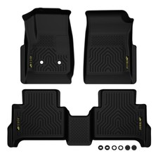 TPE Floor Mats Fit Chevy Colorado GMC Canyon Crew Cab 2015-2022