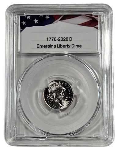 1776-2026 D Semiquincentennial Emerging Liberty Dime  Uncirculated
