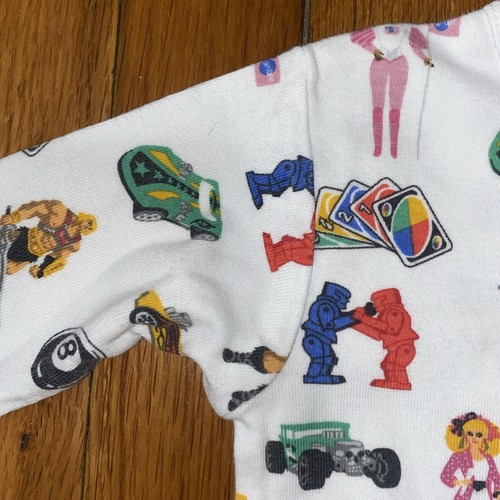 Rare Baby GAP Mattel Toys Barbie He-Man Organic Cotton PJ Set Kids Unisex Size 5 - Picture 4 of 19