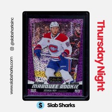 2024 O-PEE-CHEE PLATINUM #208 JOSHUA ROY VIOLET PIXELS RC MARQUEE ROOKIE /299