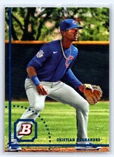 2022 Bowman Heritage Prospects #BHP-17 Cristian Hernandez - Chicago Cubs