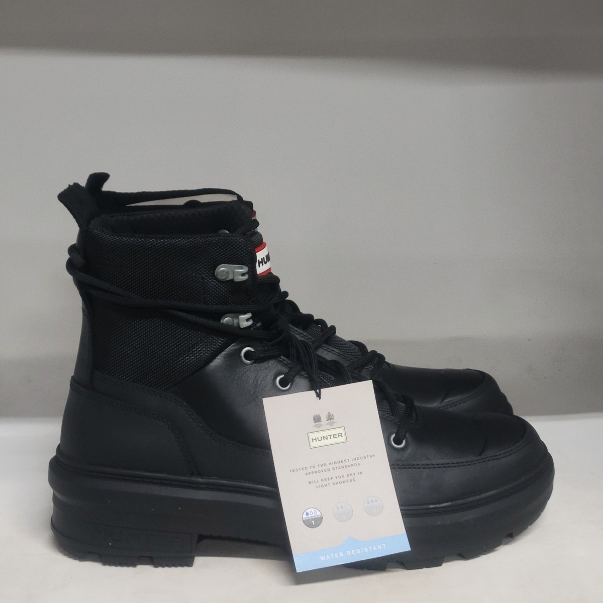 Hunter Explorer Leather Boot Black 11 M brand new Hunter Men main image 4
