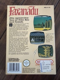 Nintendo NES Faxanadu inkl. OVP und Anleitung