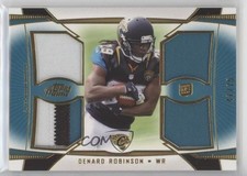 2013 Topps Prime Quad Relics Gold 47/75 Denard Robinson #QR-DR 05fy