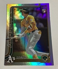 2025 Topps Update LOGAN DAVIDSON Rainbow Foil Rookie Card RC US213 Athletics