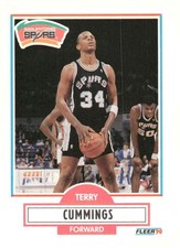 1990-91 Fleer #170 Terry Cummings