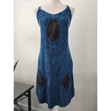 Vestido Ki Siddhartha Bohemio Terroso Gitano Patchwork Intrincado Bordado. Pequeño.
