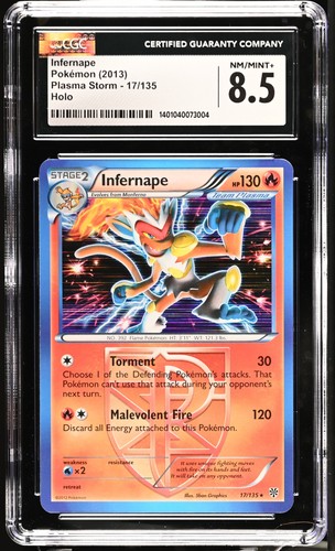 Infernape graded CGC 8.5 for sale on eBay