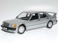 Mercedes W201 190E 2.5-16 Evo 1 Silber Modellauto Minichamps 1:18