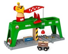 Brio Container Crane 33996, For Ages 3 And Up. Toy, Wooden Toy Train, Track Se 