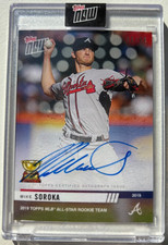 2019 Topps Now RC-10A Mike Soroka Atlanta Braves Rookie CUP Auto 40/99
