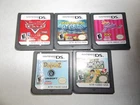 Lot of 5 Kids Nintendo DS Games Cars Dolphinz Salon Diego Magic School Bus Ocean