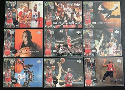 Michael Jordan MJ Decade of Dominance Upper Deck Card Lot Rare Air Bulls NBA