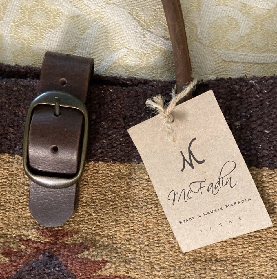 Sundance Catalog McFadin Sisters Stacy & Laurie Navajo Blanket Rug Purse Tote