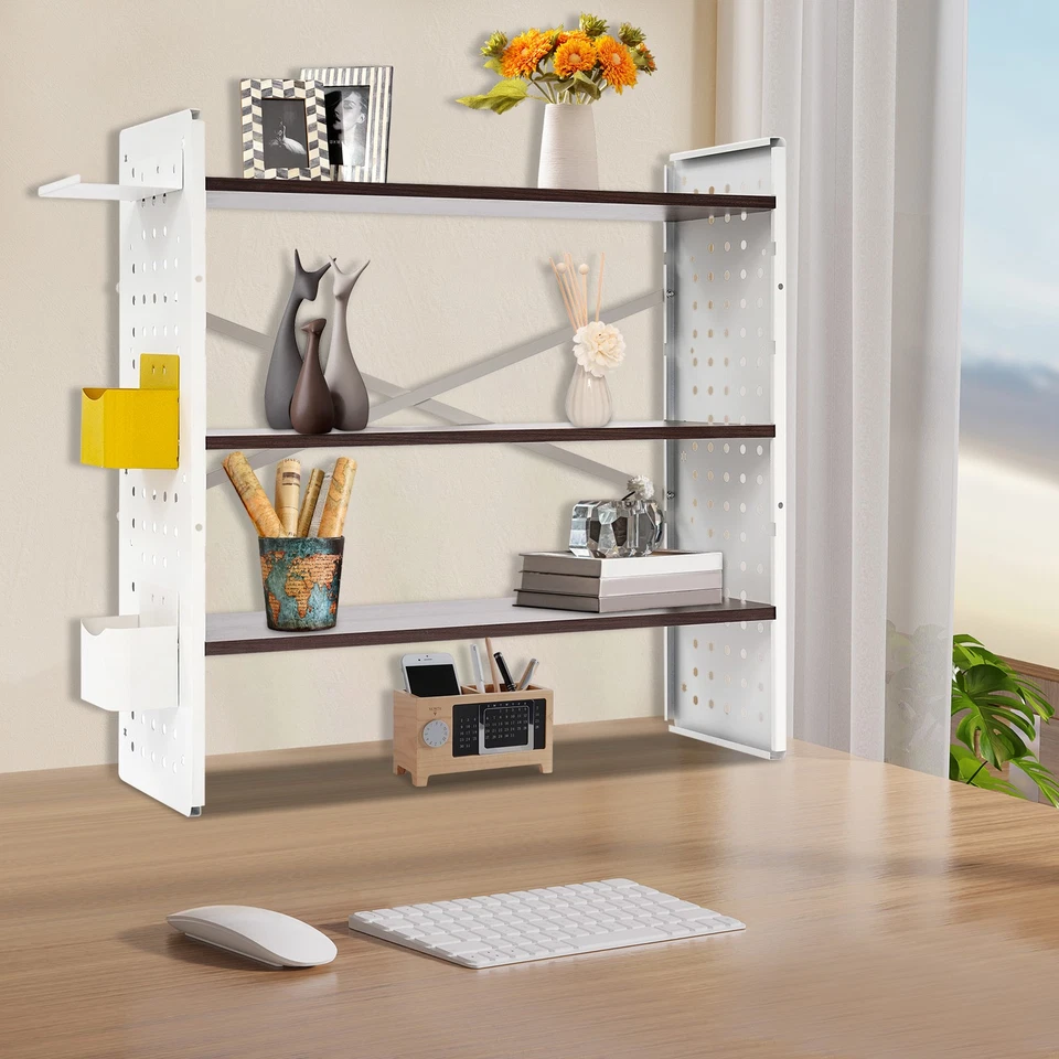 Schreibtisch Bücherregale, Schreibtisch Organizer, Bücherregal Aufbewahrungsregal - Bild 2 von 4