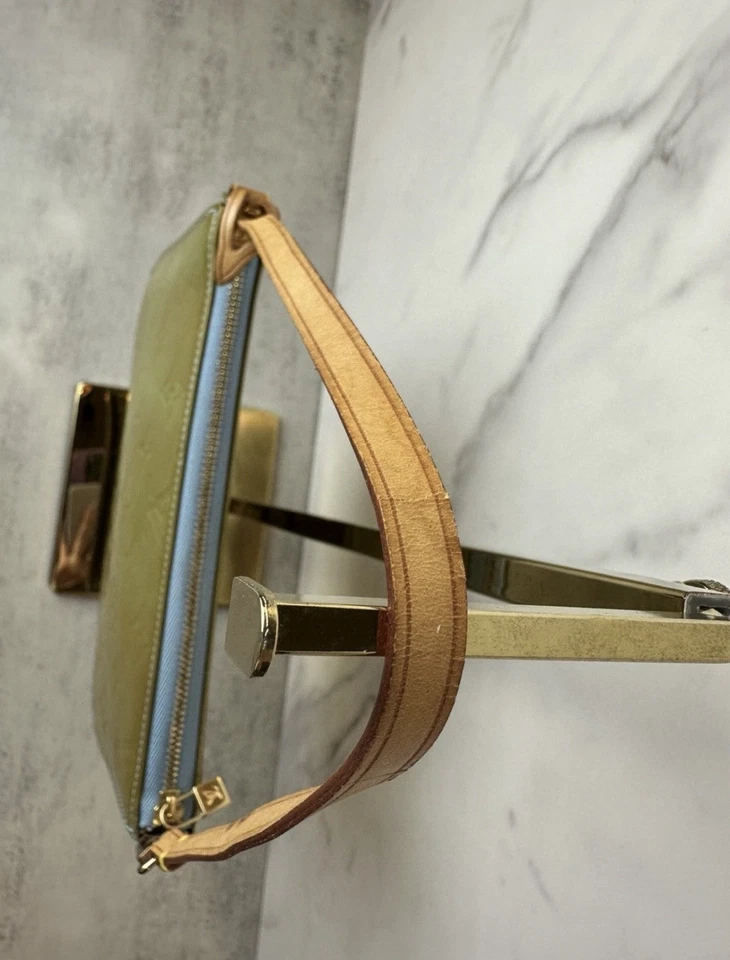 Cartera Lexington vintage con monograma Louis Vuitton en verde Vernis Foto 2 de 4