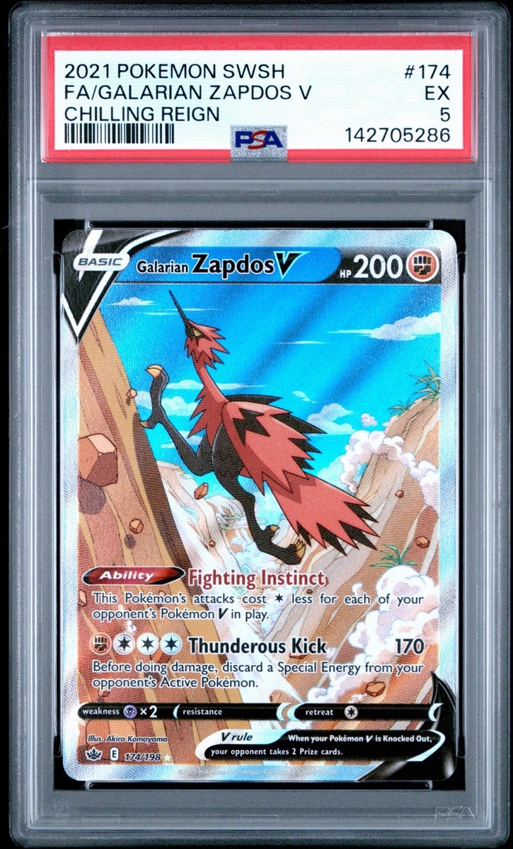 Galarian Zapdos V (Alternate Full Art) 174/198 Swsh06: Sword