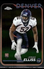 2024 Topps Chrome #258 Jonah Elliss Denver Broncos Rookie