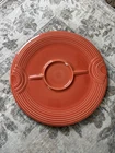 Vintage FIESTA Hostess Tray Persimmons Homer Laughlin Chip Dip Serving Tray
