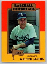 1980-87 SSPC HOF #184 Walt Alston