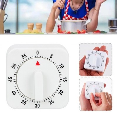 60-Minuten Countdown-Timer quadratisches mechanisches Design für die Heimmannsk