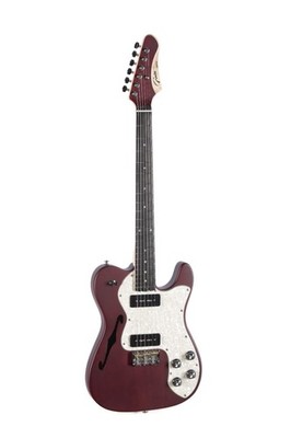 GROTE 39'' TLF Semi-Hollow Electric Guitar for Music Lover, p90 Pickups