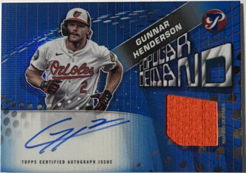 2025 Topps Museum Meaningful Material Relic Gunnar Henderson #MMR