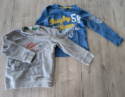 s.Oliver Jungen 2-tlg Outfit-Set 104/110 Sweatshirt & Langarmshirt, Baumwolle