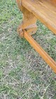 VINTAGE Wood Blanket Quilt Wall Hang Rack Heart Cut Farmhouse Cottage Core 50" — photo 5