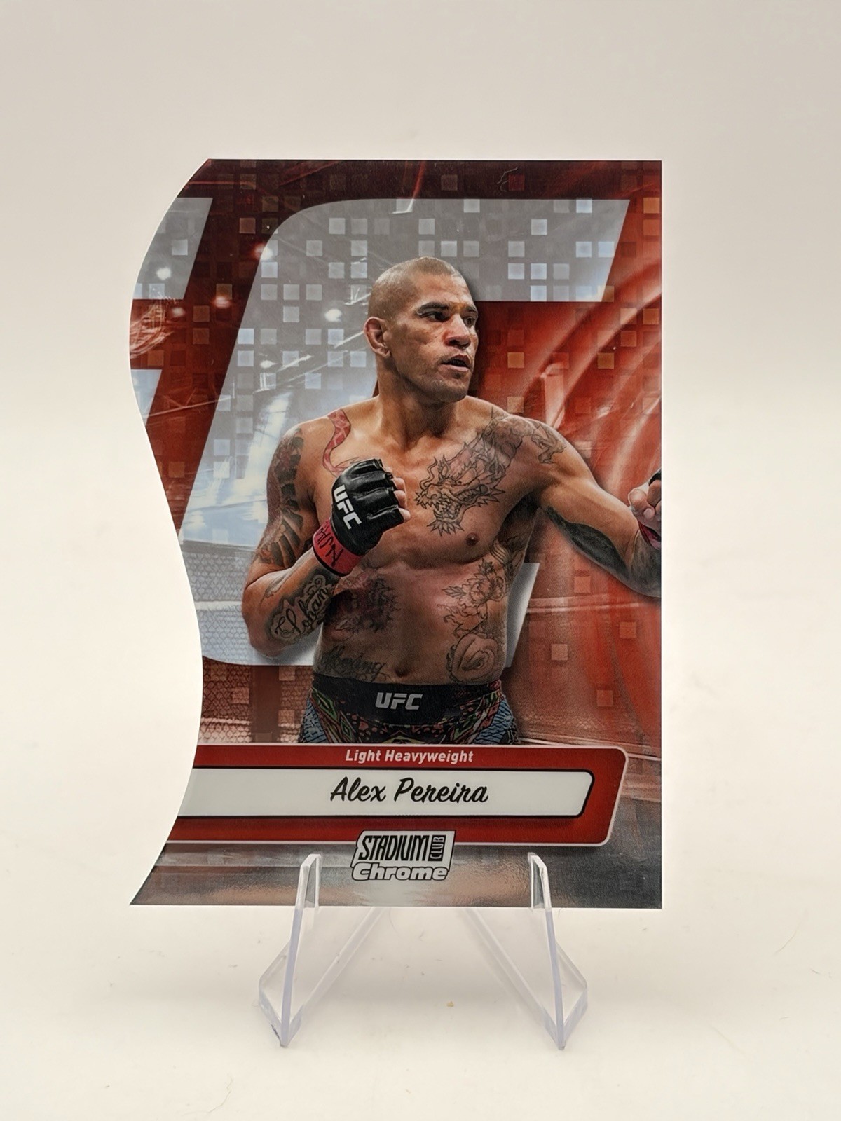 Alex Pereira #TV-16 Ufc Cards 2025 Topps Stadium Club Triumvirates trading card — raw and PSA graded price guide
