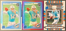 2025 Optic Quinn Ewers Rookie Pink Holo Prizm #213 + Base #213 + Throwback #4