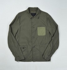 Men's Allsaints Khaki Long Sleeve Overshirt Militari Sierra Jacket Size M