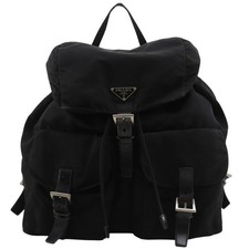 PRADA Backpack Nylon Black Women's Bag #NB023