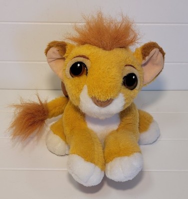 VINTAGE Mattel Disney The Lion King Mane Changing Growing Up Simba Plush Puppet 