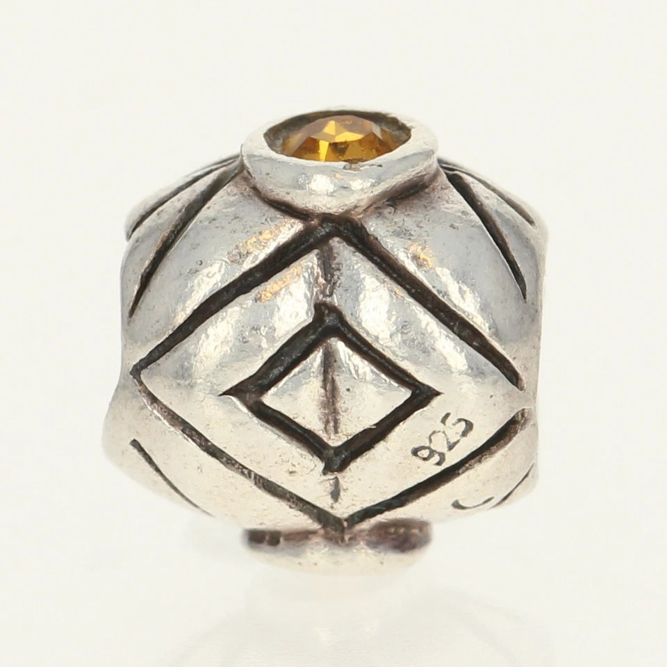 Chamilia RETIRADO Corazón Circonita cúbica Dije - Piedra de nacimiento de noviembre Plata de ley I-23 Foto 3 de 4