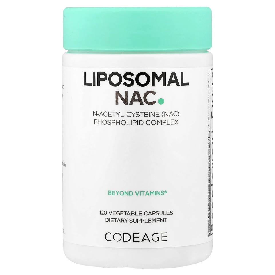 Liposomal NAC, 120 Vegetable Capsules (450 mg per Capsule)