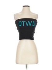 Zenana Outfitters Women Black Tube Top S